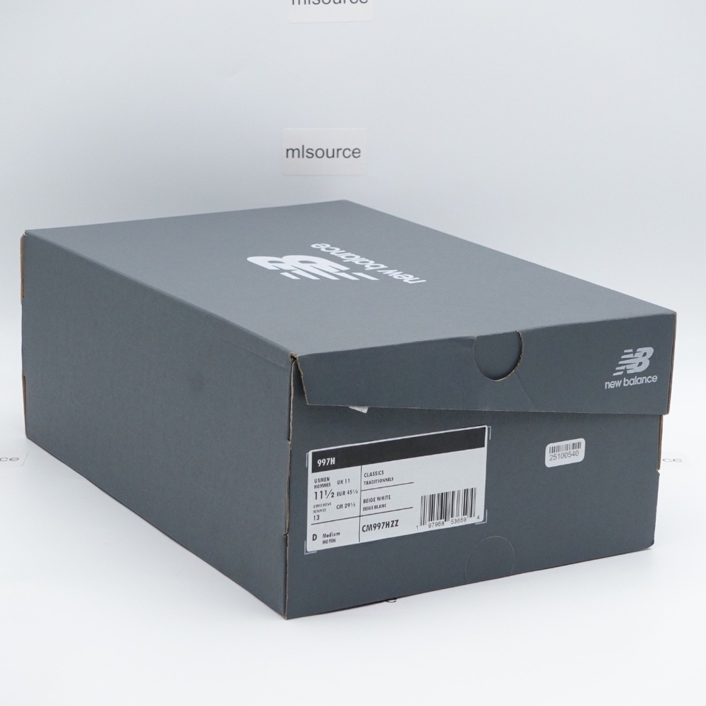 NEW Men's New Balance 997H Cordura Sneakers CM997HZZ Beige/White - Picture 7 of 12